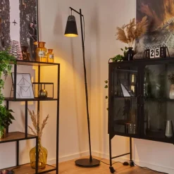 hofstein Lampadaire Juvansbo Noir, 1 lumière