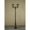 Luminaires Konstsmide Lampadaire Konstsmide Firenze Noir, 2 lumières