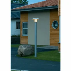Luminaires Konstsmide Lampadaire Konstsmide Heimdal Argenté, 1 lumière