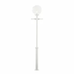 Luminaires Konstsmide Lampadaire Konstsmide Orion Blanc, 1 lumière