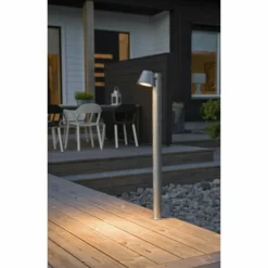Luminaires Konstsmide Lampadaire Konstsmide Trieste Acier inoxydable, 1 lumière