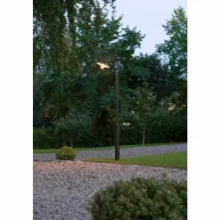 Luminaires Konstsmide Lampadaire Konstsmide Vega Noir, 1 lumière