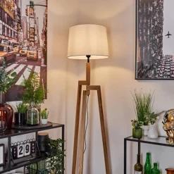 Lampes En Tissu-hofstein Lampadaire Kratie Écru, 1 lumière