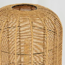 Style Boho-Chic-hofstein Lampadaire Krens Noir, 1 lumière