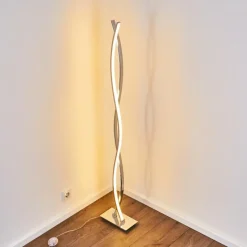 hofstein Lampadaire Kudus LED Chrome, 4 lumières* Éclairage Led