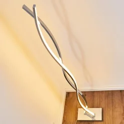 hofstein Lampadaire Kudus LED Chrome, 4 lumières* Éclairage Led