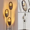 Lampes Vintages & Rétros-hofstein Lampadaire Lamington Noir, Argenté, 3 lumières