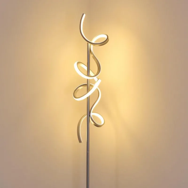 hofstein Lampadaire Lavaca LED Argenté, 2 lumières* Éclairage Led