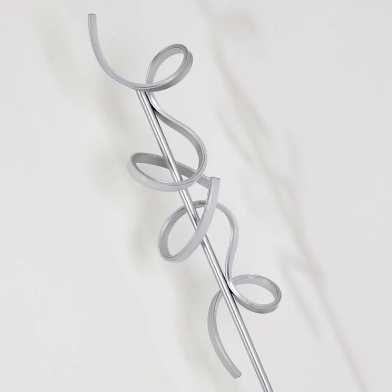 hofstein Lampadaire Lavaca LED Argenté, 2 lumières* Éclairage Led