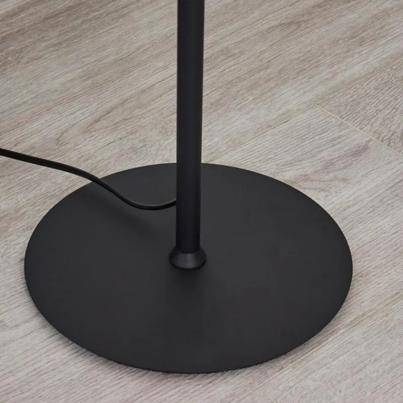 Lampes Art Déco-hofstein Lampadaire Lavaca LED Noir, 2 lumières