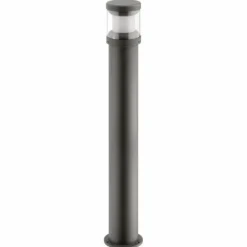 Luminaires LCD Lampadaire LCD Illertissen Noir, 1 lumière