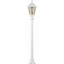 Luminaires Rustiques-Luminaires LCD Lampadaire LCD Lennestadt Blanc, 1 lumière