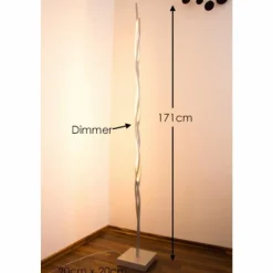 Luminaires Escale Lampadaire LED SILK Aluminium, 1 lumière* Lampadaires Et Lampes Sur Pied