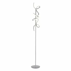 Luminaires Leuchten Direkt Lampadaire Leuchten Direkt CURLS LED Argenté, 2 lumières* Lampadaires Et Lampes Sur Pied