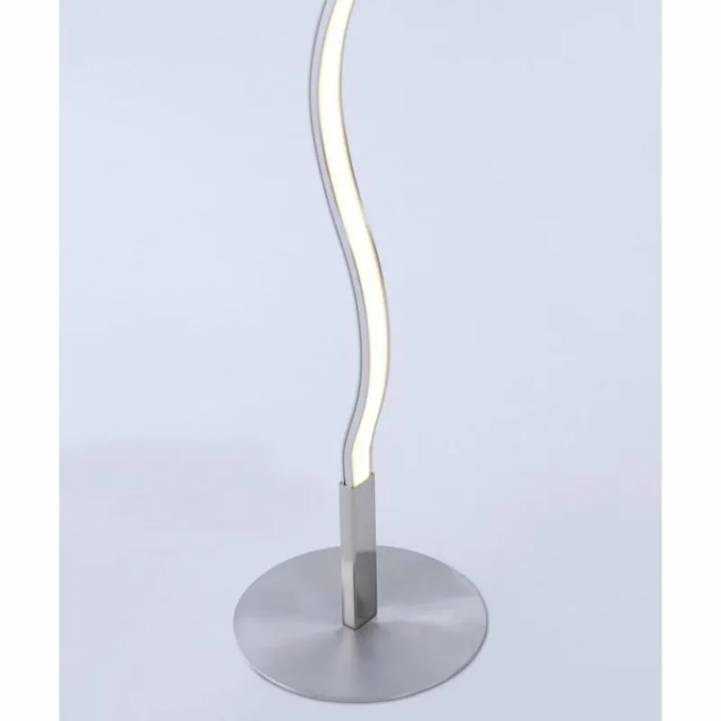 Luminaires Leuchten Direkt Lampadaire Leuchten-Direkt WAVE LED Acier inoxydable, 1 lumière* Éclairage Led