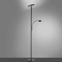 Luminaires Leuchten Direkt Lampadaire Leuchten-Direkt HANS LED Noir, 2 lumières* Éclairage Led