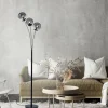 Suspension Verre Fumé-Luminaires Leuchten Direkt Lampadaire Leuchten-Direkt BIG WIDOW Noir, 3 lumières