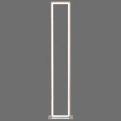 Luminaires Leuchten Direkt Lampadaire Leuchten-Direkt FELIX60 LED Acier brossé, 2 lumières, Télécommandes, Changeur de couleurs* Éclairage Led