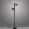 Suspension Verre Fumé-Luminaires Leuchten Direkt Lampadaire Leuchten-Direkt TINULA Noir, 2 lumières