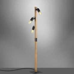 Lampes Vintages & Rétros-Luminaires Leuchten Direkt Lampadaire Leuchten-Direkt CANOP Écru, Noir, 3 lumières