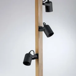 Lampes Vintages & Rétros-Luminaires Leuchten Direkt Lampadaire Leuchten-Direkt CANOP Écru, Noir, 3 lumières