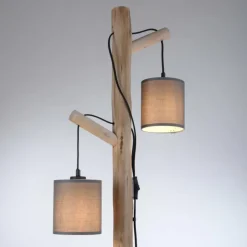 Luminaires Scandinaves-Luminaires Leuchten Direkt Lampadaire Leuchten-Direkt GREEN TRIBU Écru, Noir, 2 lumières