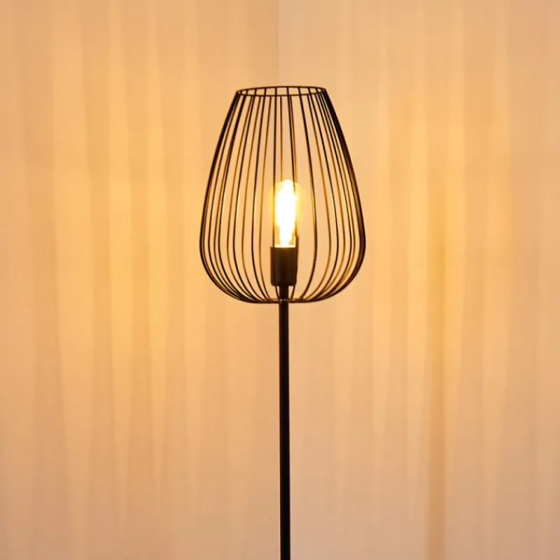 hofstein Lampadaire Luano Noir, 1 lumière