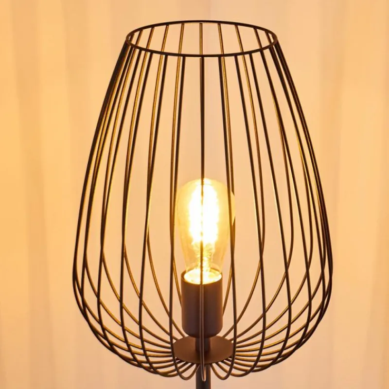 hofstein Lampadaire Luano Noir, 1 lumière