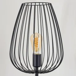 hofstein Lampadaire Luano Noir, 1 lumière