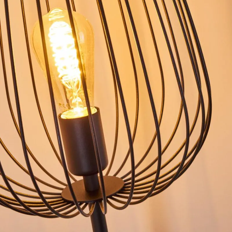 hofstein Lampadaire Luano Noir, 1 lumière