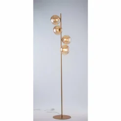 Luce Design Lampadaire NEPTUN Laiton, 4 lumières