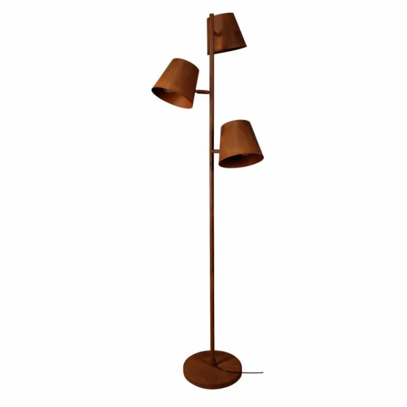 Lampes Vintages & Rétros-Luce Design Lampadaire Luce-Design Colt Rouille, 3 lumières