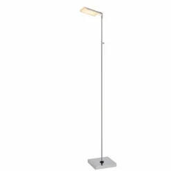 Luminaires Lucide Lampadaire Lucide AARON LED Chrome, 1 lumière* Éclairage Led