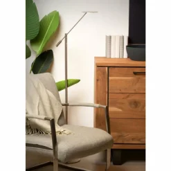 Luminaires Lucide Lampadaire Lucide ANSELMO LED Chrome, 1 lumière* Éclairage Led