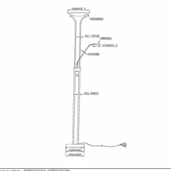 Luminaires Rustiques-Luminaires Lucide Lampadaire Lucide CHAMPION LED Noir, 2 lumières