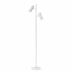 Luminaires Lucide Lampadaire Lucide CLUBS Blanc, 2 lumières* Lampadaires Et Lampes Sur Pied