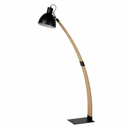 Luminaires Scandinaves-Luminaires Lucide Lampadaire Lucide CURF Noir, 1 lumière