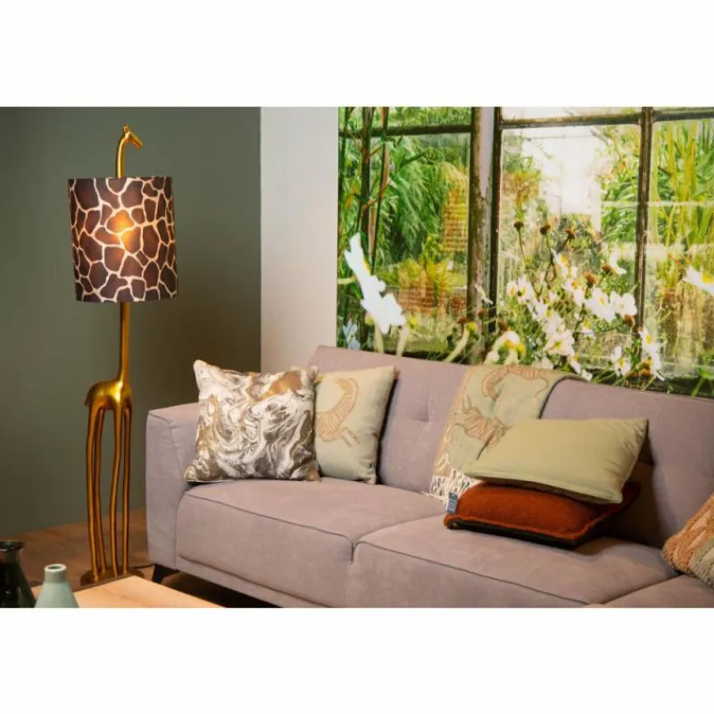 Lampes En Tissu-Luminaires Lucide Lampadaire Lucide EXTRAVAGANZA MISS Or, Laiton, 1 lumière