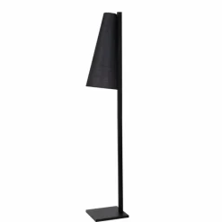 Lampes En Tissu-Luminaires Lucide Lampadaire Lucide GREGORY Noir, 1 lumière