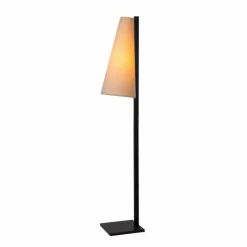 Lampes En Tissu-Luminaires Lucide Lampadaire Lucide GREGORY Noir, 1 lumière