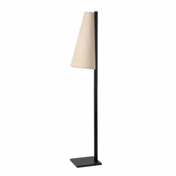 Lampes En Tissu-Luminaires Lucide Lampadaire Lucide GREGORY Noir, 1 lumière