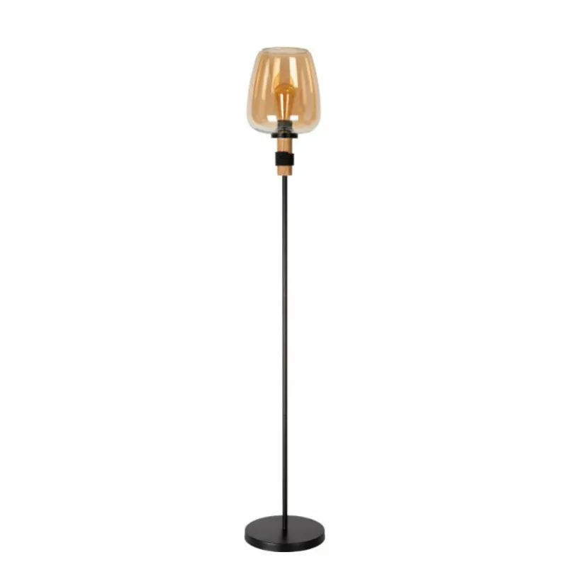 Luminaires Lucide Lampadaire Lucide ILONA Noir, 1 lumière