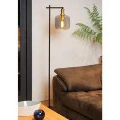 Lampes Dorées-Luminaires Lucide Lampadaire Lucide JOANET Noir, 1 lumière