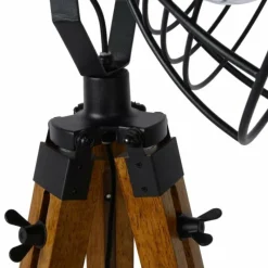 Lampes Vintages & Rétros-Luminaires Lucide Lampadaire Lucide JOSHUA Noir, 1 lumière