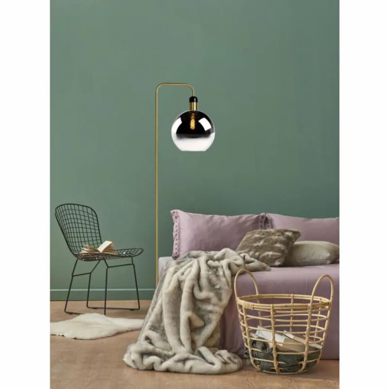Luminaires Lucide Lampadaire Lucide JULIUS Gris, 1 lumière