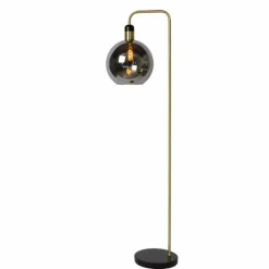 Luminaires Lucide Lampadaire Lucide JULIUS Gris, 1 lumière