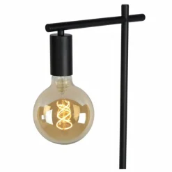Lampes Vintages & Rétros-Luminaires Lucide Lampadaire Lucide LEANNE Noir, 1 lumière