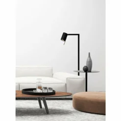 Lampes Industrielles-Luminaires Lucide Lampadaire Lucide LESLEY Noir, 1 lumière