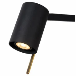 Lampes Industrielles-Luminaires Lucide Lampadaire Lucide LESLEY Noir, 1 lumière
