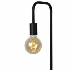 Lampes Vintages & Rétros-Luminaires Lucide Lampadaire Lucide LORIN Noir, 1 lumière